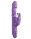 Fantasy For Her Ultimate Thrusting Silicone Rabbit - Purple