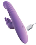 Fantasy For Her Ultimate Thrusting Silicone Rabbit - Purple