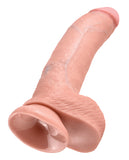 King Cock 9" Cock W/balls - Flesh