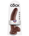 King Cock 9" Cock W/balls - Flesh