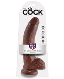 King Cock 9" Cock W/balls - Flesh