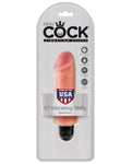 King Cock  7" Vibrating Stiffy - Flesh