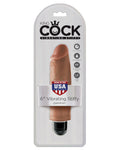 King Cock  7" Vibrating Stiffy - Flesh