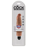 King Cock  7" Vibrating Stiffy - Flesh