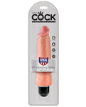 King Cock  7" Vibrating Stiffy - Flesh