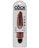 King Cock  7" Vibrating Stiffy - Flesh