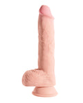 King Cock Plus 10" Triple Density Fat Cock W-balls