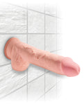 King Cock Plus 10" Triple Density Fat Cock W-balls