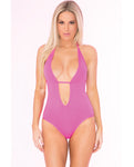 Pink Lipstick Shameless Seamless Teddy Black M/l