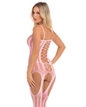 Pink Lipstick Fake News Bodystocking