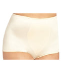 Rago Shapewear Rear Shaper Panty Brief Light Shaping W/removable Contour Pads Mocha 2x