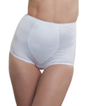 Rago Shapewear Rear Shaper Panty Brief Light Shaping W/removable Contour Pads Mocha 2x