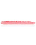 17" Slim Jim Duo Veined Super Slim Dong - Translucence Gel