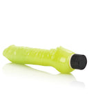 Glow-in-the-dark 7" Jelly Penis Vibe - Green