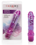 Crystalessence Gyrating Penis 6.5" - Purple