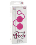 Posh Silicone "o" Balls - Purple