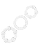 Silicone Island Rings - Clear