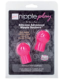 Nipple Play Advanced Silicone Nipple Suckers - Purple