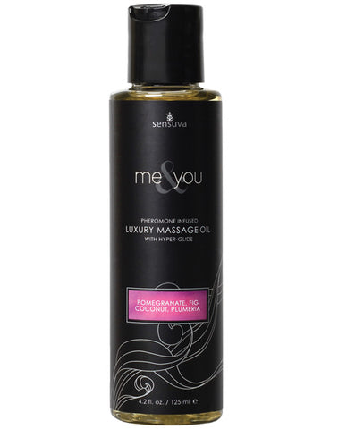 Sensuva Me & You Massage Oil - 4.2 Oz Passion Fruit Guava