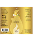 Sensuva Sizzle Lips Warming Gel - 4.2 Oz Salted Caramel