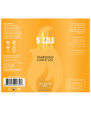 Sizzle Lips Warming Gel - 4.2 Oz Bottle Caramel Apple