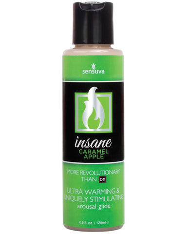 Sensuva Insane Ultra Warming & Stimulating Arousal Glide - 4.2 Oz Carmel Apple