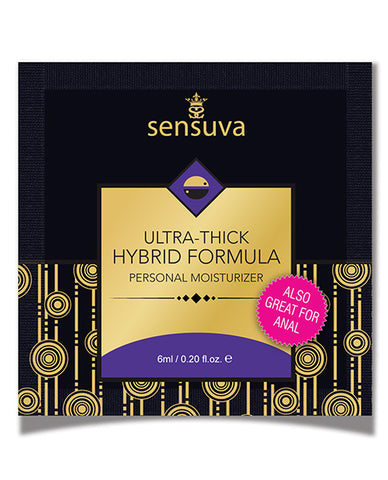 Sensuva Ultra Thick Hybrid Personal Moisturizer Single Use Packet - 6 Ml Cotton Candy