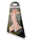 Major Dick Curved W/balls & Suction Cup Army - Vanilla