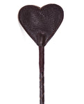 Spartacus Heart Crop - Brown Leather