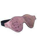 Spartacus Blindfold W/leather - Snakeskin Micro Fiber