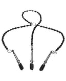 Steamy Shades Y-style Deluxe Beaded Nipple Clamps