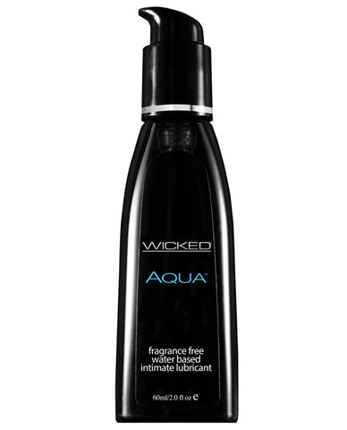 Wicked Sensual Care Aqua Waterbased Lubricant - 4 Oz Salted Caramel