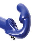 Revolver Ii Strapless Strap On G-spot Dildo - Blue