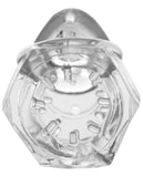Master Series Detained 2.0 Restrictive Chastity Cage W-nubs - Clear