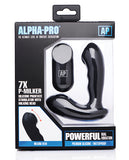 Alpha Pro 7x P-milker Prostate Stimulator W-milking Bead - Black