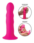 Squeeze-it Squeezable Wavy Dildo