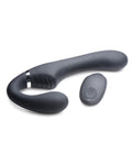 Strap U Mighty Rider 10x Vibrating Silicone Strapless Strap On