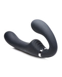 Strap U Mighty Rider 10x Vibrating Silicone Strapless Strap On