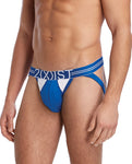 2xist Sport Mesh Jock Strap Blue/white